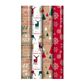 Eurowrap - 7 metre Kraft Christmas Gift Wrap (Plastic Free Packaging) - Carton of 36 Rolls