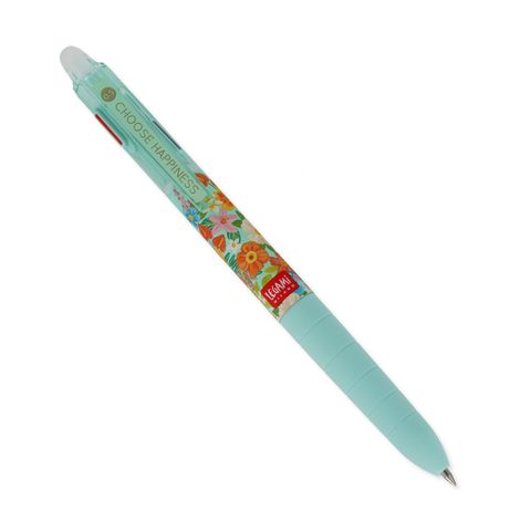 Legami - 3-Colour Erasable Gel Pen - Flowers - Make Mistakes (Ships as Pack of 12 - TEPKIT2)