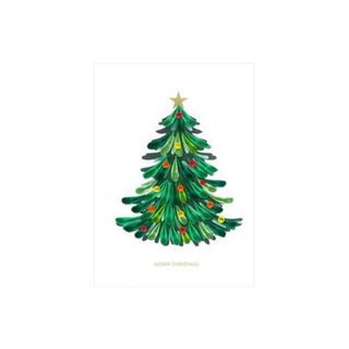 Origamo - Quilling Christmas Card - Filigrana Collection - Christmas Tree White