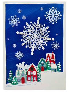 Origamo - Quilling Christmas Card - Filigrana Collection - Snowy Village