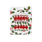 Talking Tables - Mini Saucer Crackers - 4.9 Inch - Botanical Holly - Set of 8