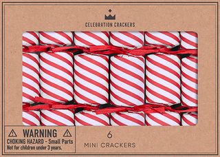 Celebration Crackers - Mini Crackers - 6 Inch - Candy Christmas - Set of 6