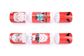 Foxy - Novelty Crackers - 12 Inch - Santa Racing Game - Set of 6