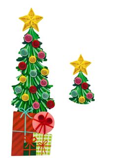 Origamo - Bookmark - Christmas Tree
