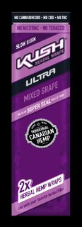 KUSH HEMP WRAPS 2* GRAPE 25