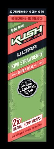 KUSH HEMP WRAPS 2* STRAWBERRY 25