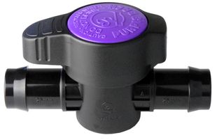 Antelco 25mm LD In Line Purple Back Valve