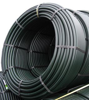 Rural Poly 3/4" x 50m Roll Green Stripe PN9 PE100