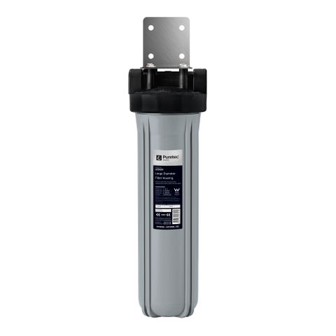 Puretec Large Diameter Filter Housing Kit 20" x 25mm inc Bracket and Spanner