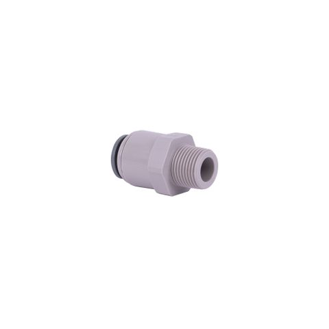 Straight adaptor, 1/2in T x 3/8 M