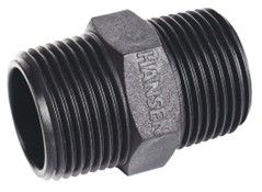 Screwed Poly Hex Nipple 65mm