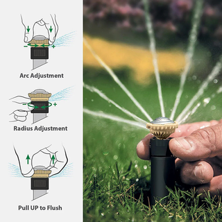 Rainbird Rotary R-Van 18 Beige Nozzle 360 Deg Fixed Arc