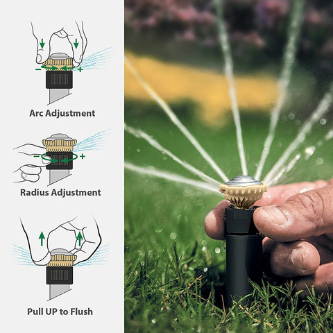 Rainbird Rotary R-Van 18 Beige Nozzle 360 Deg Fixed Arc