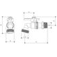 Brass Hose Tap Quarter Turn 15mm