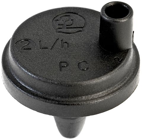 PC Agri Button Dripper 2Lph Pressure Compensating