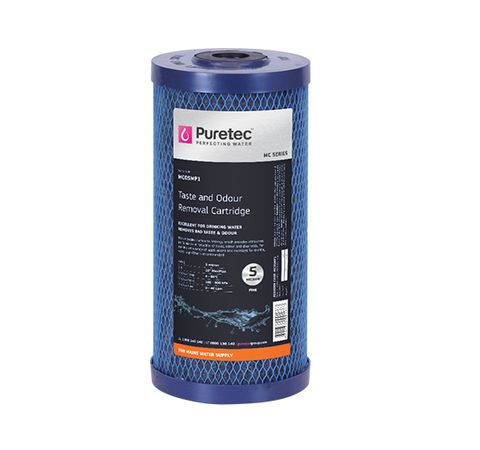 Puretec 10'' x 4.5'' 5 um B/B Filter Cartridge (Moulded Carbon)