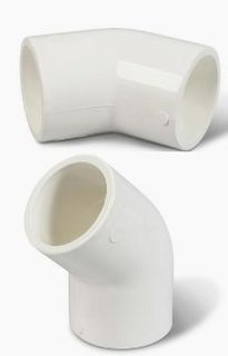 40mm PVC SCJ Elbow 45 deg CAT10