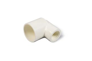 25 x 15mm PVC BSP Faucet Elbow 90 deg CAT15