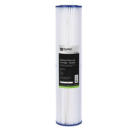 Puretec 20'' x 4.5'' 5 um B/B Sediment Filter Cartridge (Pleated)