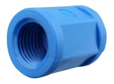 Tefen 1/2 x 3/8" Poly Reducing Socket BSP