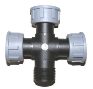 25 x 25 x 25 x 25mm Swivel Cross