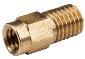 5/8 x 1/2 - 3/8" MI x FI Brass Threaded Float Adaptor