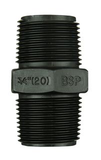 1 1/2 x 3/4" BSP Poly Reducing Nipple