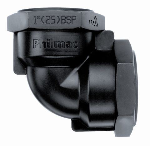 3/4" x  90 deg FI BSP Poly Elbow