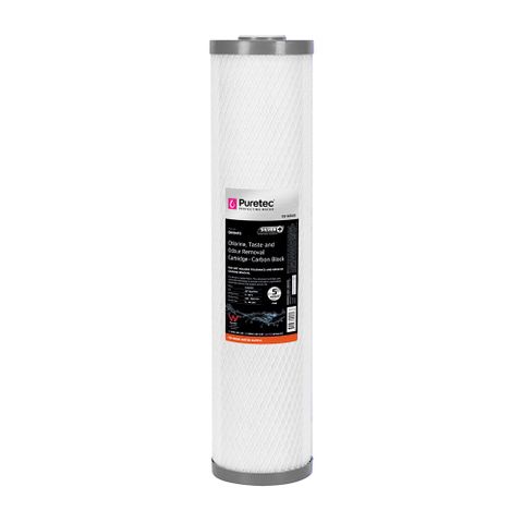 Puretec 20'' x 4.5''  5 um Filter Cartridge (Carbon Block)