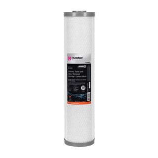 Puretec 20'' x 4.5" 10 um B/B Filter Cartridge Silver Impregnated (Carbon Block)