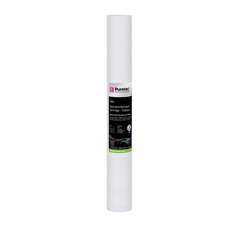 Puretec 20'' 1 Micron Sediment Filter Cartridge (Polyspun)