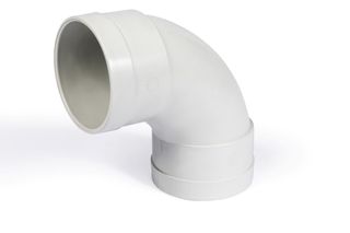 100mm PVC SCJ DWV Elbow 88 deg F x F