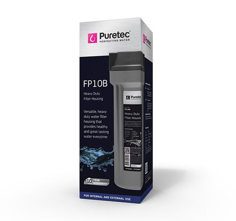 Puretec Filter Housing Kit, 10" x 2.5" Grey, 3/4 conn