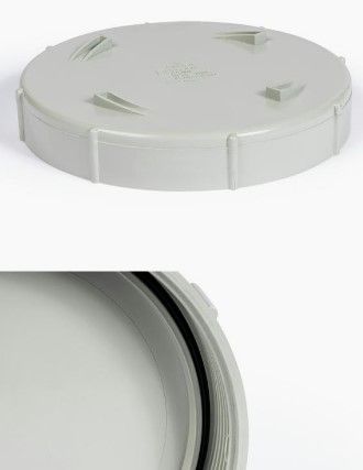 150mm PVC DWV Threaded Access Cap