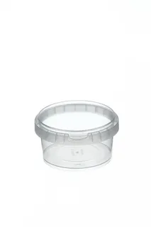220ml Round Tamper Evident Container & Lid PP