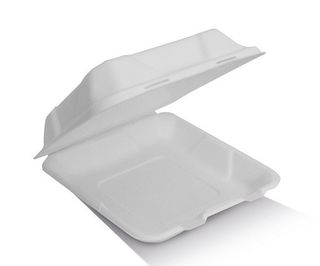 Sugarcane Clamshell 8"  ctn/200