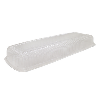 22" Clear Rectangle Catering Platter Lid
