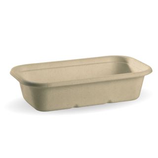 Biopak 1000ml Biocane Take Away Tray