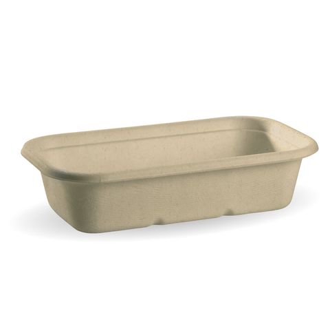 Biopak 1000ml Biocane Take Away Tray