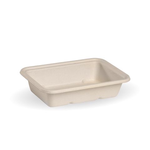 Biocane Rectangular Container 500ml Natural ctn/500