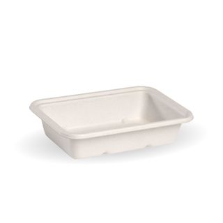 BioCane Takeaway 500ml Tray White