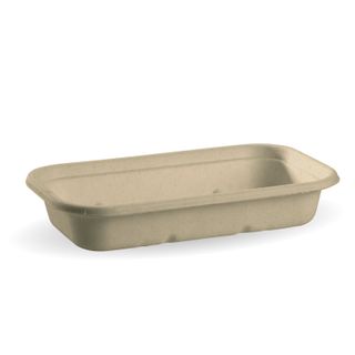 Biopak 750ml Biocane Take Away Tray (Natural)