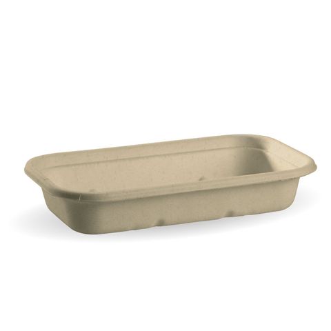 Biopak 750ml Biocane Take Away Tray (Natural)