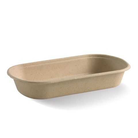 Biopak Biocane Tray 750ml with Tab