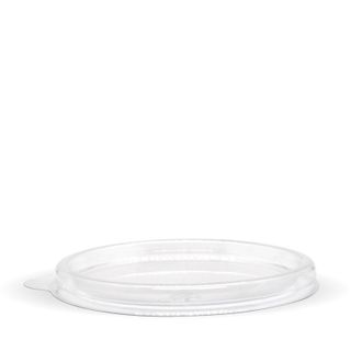 Biopak 60ml PET lid to suit sauce portion cup