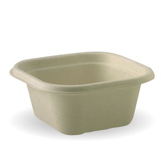 Biopak Biocane 480ml Take Away Container  (Natural)  ctn/600