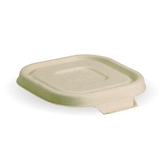 Biopak Biocane Natural Lid to suit 280,480,630ml     ctn/600