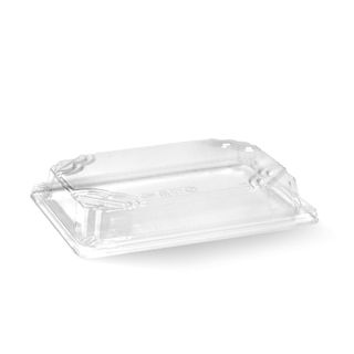 Biopak Medium PLA Sushi Lid  190 x 135 x 32  ctn/600