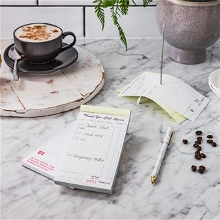 Take Away Docket books with tear off ticket