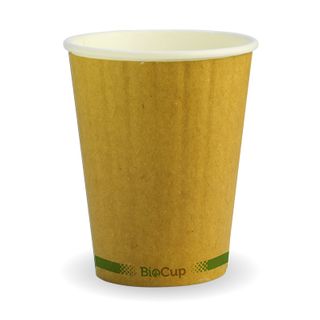 Biopak 12oz Kraft Double Wall Coffee Cup